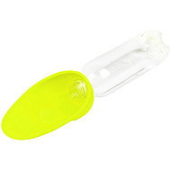 Waudog Silicone pet bottle strainer, lime - Travel Bowl for Dogs and Cats