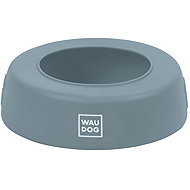 Waudog Non-spilling silicone bowl 1 l, grey - Dog Bowl