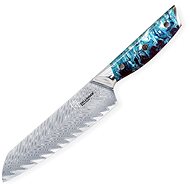 Dellinger Santoku 7" Dellinger Resin Future Blue - Kitchen Knife