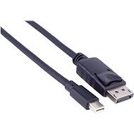 PremiumCord mini DisplayPort - DisplayPort prepojovací, tienený, 1 m, čierny - Video kábel