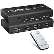 PremiumCord HDMI Switch 2: 2, 3D, 1080p with Remote Control - Switch