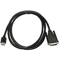 Videokabel Kabel ROLINE DVI-D <-> HDMI-Anschluss, geschirmt, 3 m, Adapterkabel - Videokabel