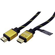 Roline  HDMI – HDMI kábel 7,5m arany-fekete - Videokábel