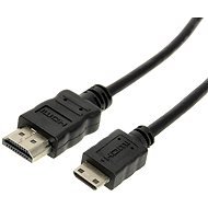 ROLINE HDMI High Speed, prepojovacie, (HDMI M typ A &lt;-&gt; HDMI M mini typ C) 2m - Video kábel