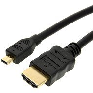 ROLINE HDMI High Speed s Ethernetom, prepojovací, (HDMI M typ A <-> HDMI M micro typ D) 2m - Video kábel