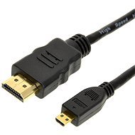 ROLINE HDMI High Speed + Ethernet (HDMI M to/from HDMI M micro), 1m - Videokábel