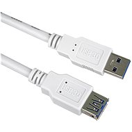 PremiumCord Extension Cable USB 3.0 Super-Speed 5Gbps A-A, MF, 9pin, 1m White - Data Cable
