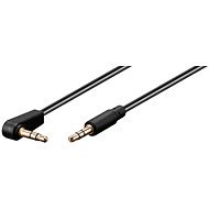PremiumCord M 3.5 jack -> M 3.5 jack angled connector, 0.5m - AUX Cable