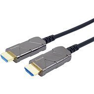 PremiumCord Ultra High Speed HDMI 2.1 optický fiber kábel 8K @ 60 Hz, 4K @ 120 Hz, 15 m, pozlátené konektory - Video kábel