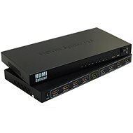 PremiumCord HDMI splitter 1-8 Ports, metall, mit Ladeadapter - Hub