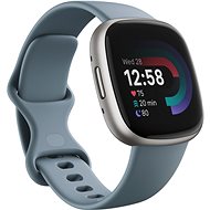 Fitbit Versa 4 Waterfall Blue / Platinum - Smart Watch