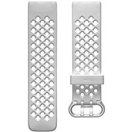 Fitbit Charge 4 Sport Band, Frost White, Large - Watch Strap