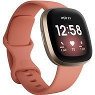 Fitbit Versa 3 - Pink Clay/Soft Gold Aluminium - Smart Watch