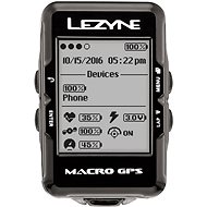 Lezyne Macro GPS Black - Cyklocomputer