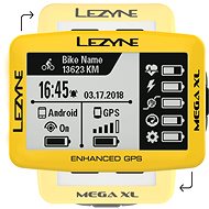 Lezyne Mega XL GPS Yellow - Bike Computer