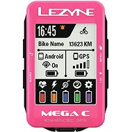 Lezyne Mega C GPS Pink - Bike Computer