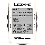 Lezyne Super GPS White - Bike Computer