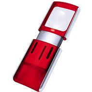 WEDO magnifying glass with LED light red - Magnifying Glass