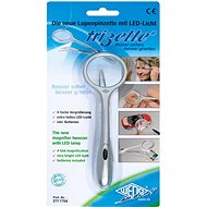 Lupa WEDO s LED světlem a pinzetou - Magnifying Glass