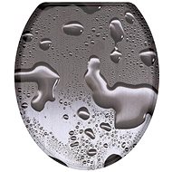Toilet Seat SCHÜTTE GRAY STEEL | MDF - Toilet Seat