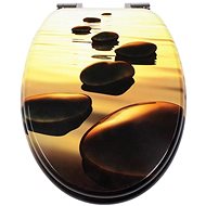 Toilet Seat SCHÜTTE SEA STONE | MDF, Soft Close - Toilet Seat