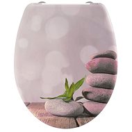 SCHÜTTE Slow closing toilet seat STONE PYRAMID - Toilet Seat