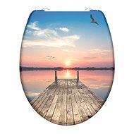 SCHÜTTE Slow closing toilet seat SUNSET SKY - Toilet Seat