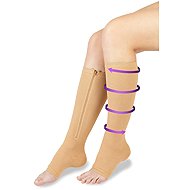 Wellife compression stockings with zipper body, 2XL - Stockings