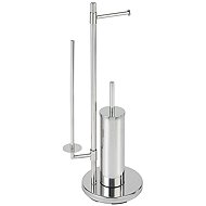 Wenko Toilet paper holder UNIVERSALO NEO 3in1 - Free Standing Toilet Roll Holder