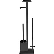 Wenko Toilet brush stand with toilet paper holder and 4in1 shelf DEBAR - Toilet Brush