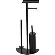 Wenko Toilet brush and toilet paper holder with shelf 4in1 COSENZA - Toilet Brush