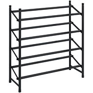 Wenko Telescopic shoe rack, black - Shoe Rack