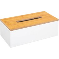 5five Simply Smart Modern Handkerchief Box White - Tissue Box