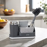 5five Simply Smart Detergent dispenser with compartment, grey - Detergent Dispenser