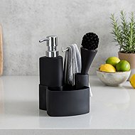 Wenko Empire Kitchen Set 4 in 1, black - Detergent Dispenser