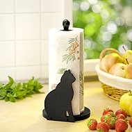 Maximex, Paper towel rack CAT, black - Kitchen Towel Hangers