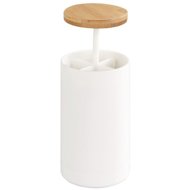 Wenko LARESA container for cotton buds, white - Storage Jar