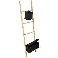 Wenko Towel rack, ladder with 2 partitions, bamboo, Ecori - Towel Rack