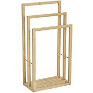 Wenko Towel rack with 3 arms, Bamboo - Towel Rack