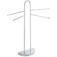 Wenko Bathroom towel rail, 4-arm, chrome plated - Towel Rack