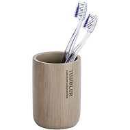 Wenko, Toothbrush and toothpaste cup PALO, 9 × 7,5 cm - Toothbrush Holder Cup
