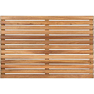 Wenko Acacia wood shower mat, 40 × 60 cm - Non Slip Bath Mat