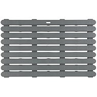 Wenko Bathroom mat, grey, plastic, 50 × 80 cm - Non Slip Bath Mat