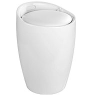 Wenko Candy Laundry basket 2 in 1, white - Laundry Basket