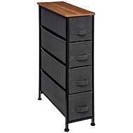 5five Simply Smart Bathroom shelf with 4 fabric drawers 48 × 20 × 75 cm - Bathroom Cabinet
