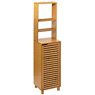 5five Simply Smart Sicela Bathroom High Standing Shelf 38 × 33 × 168 cm bamboo - Bathroom Cabinet