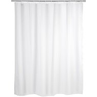 Wenko Shower curtain textile Peva, white, 180 × 200 cm - Shower Curtain