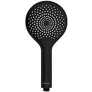 WENKO shower head, 3 modes, 12cm diameter, black - Shower Head