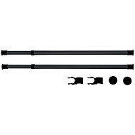 Wenko Wardrobe rod HERKULES 2 pieces, 75 - 120 cm - Clothes Hanger