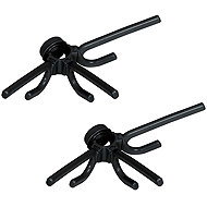 Wenko Clothes hook HERKULES, black, 2 pcs - Coat Hanger